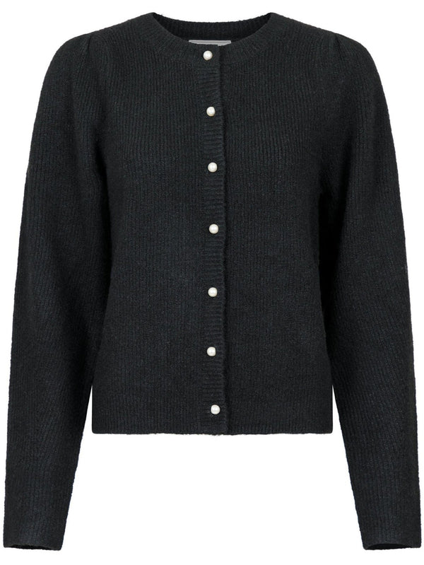 Neo Noir Nuna Knit Cardigan Black (Forudbestil - lev. Midt oktober)