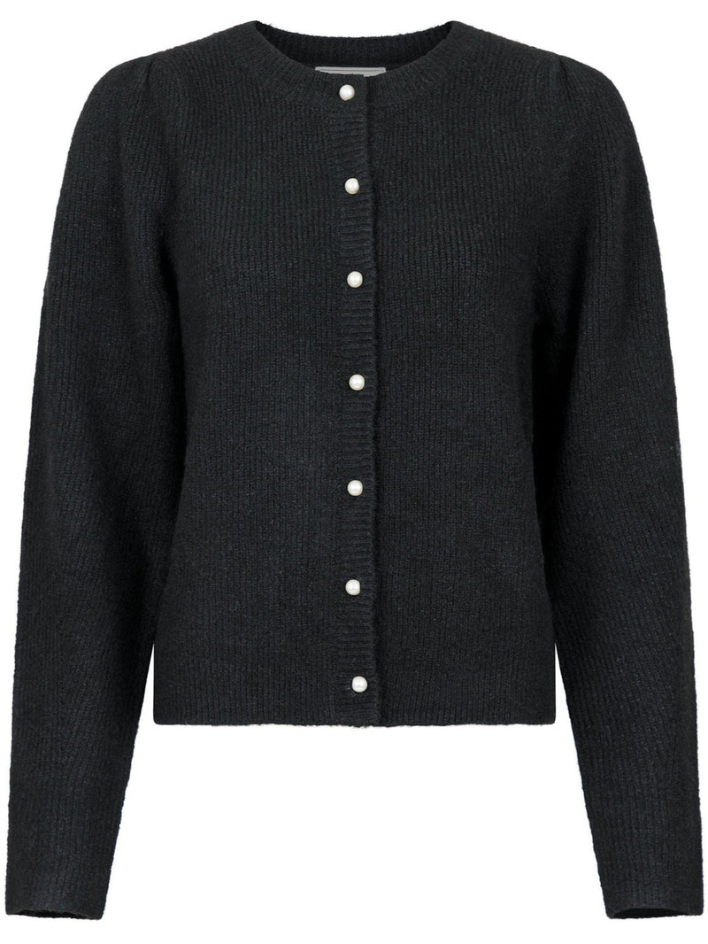 Neo Noir Nuna Knit Cardigan Black (Forudbestil - lev. Midt oktober)