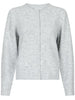 Neo Noir Nuna Knit Cardigan Light Grey Melange