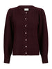 Neo Noir Nuna Knit Cardigan Wine