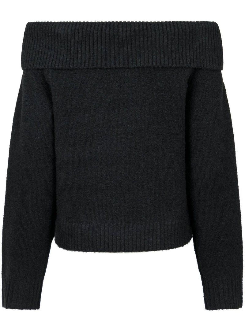 Neo Noir Jane Knit Bluse Black