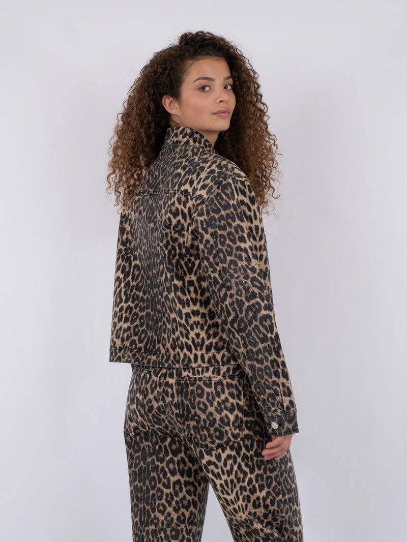 Neo Noir Emilia Leopard Jakke Leopard