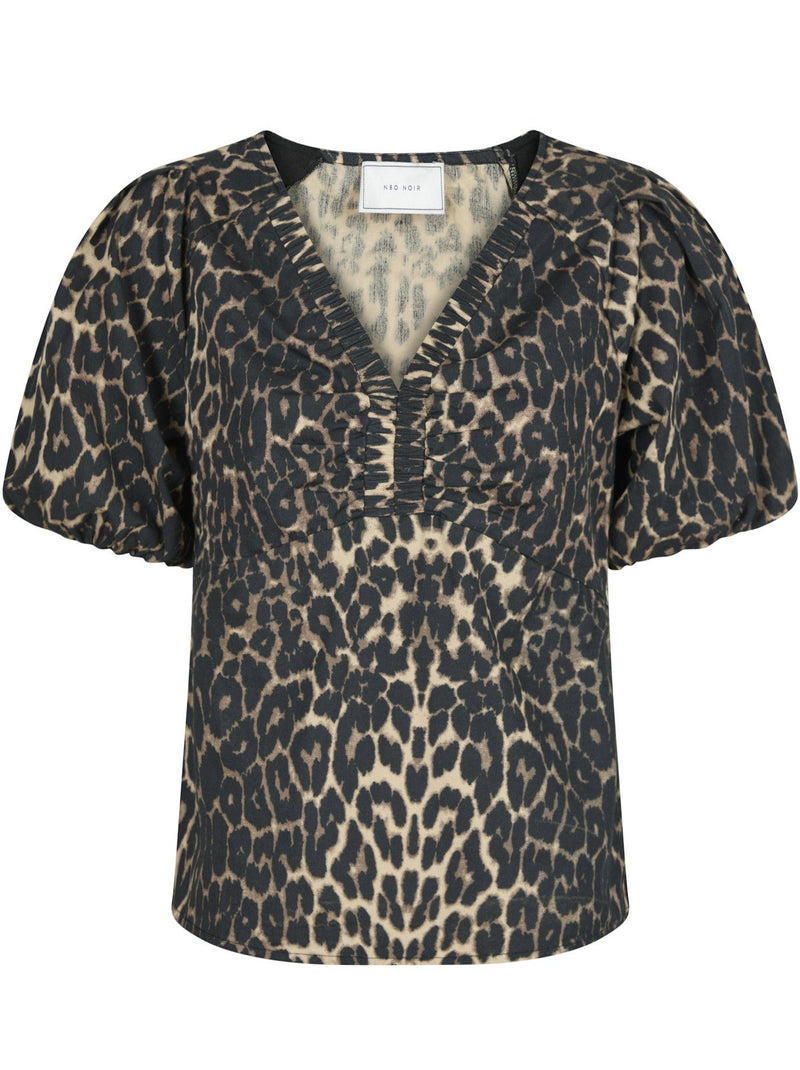 Neo Noir Irina Leo Bluse Leopard