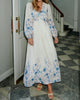 Neo Noir Silfi Flower Print Kjole Blue