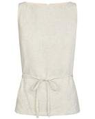 Neo Noir Nassa Linen Top Natural NOS26, fin beige top