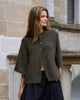 Neo Noir Benuta Fluffy Knit Cardigan Army