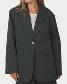 Neo Noir Aarielle Slim Pinstripe Blazere 1