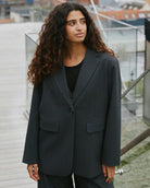 Neo Noir Aarielle Slim Pinstripe Blazere 6