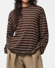 Pieces Sadie LS Top Hot Fudge/New Cloud Dancer NO26