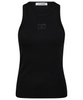 Co'Couture Sahara Embroidery Tank Top Black