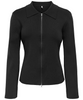 Only Andrea LS Zip Polo Cardigan Black