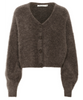 Gestuz Debbie V Cardigan Chestnut Melange NO26