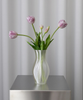 Bloom Objects Kunstige Fyldte Tulipaner Blomsterbuket Purple