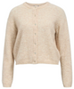 Object Agate LS Knit Cardigan Humus Melange NOA25
