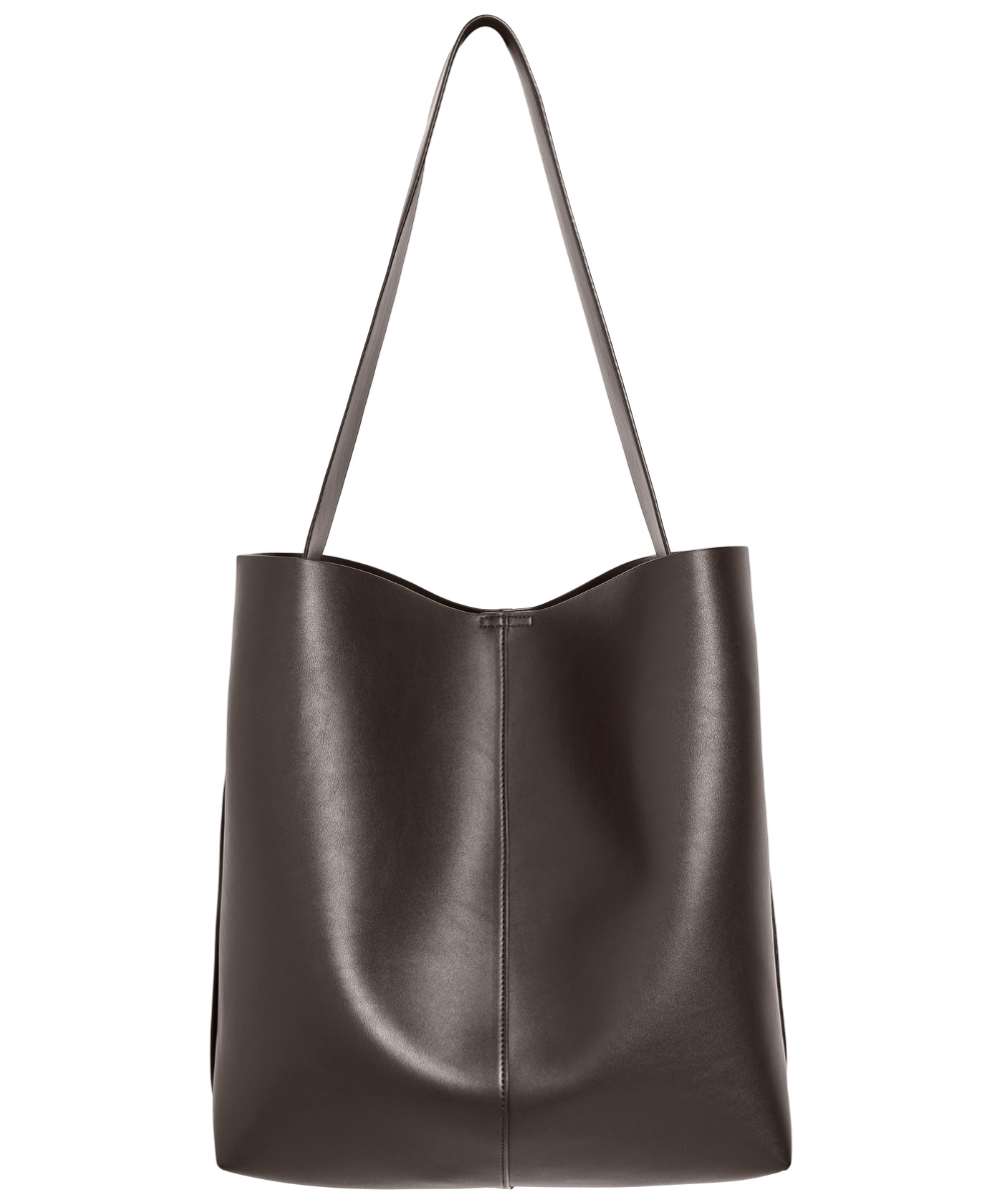 Object 459 Object Gael PU Shopper Taske Seal Brown I Me & Eliza