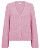 Co'Couture Charlie V Cardigan Pale Pink