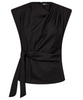 Co'Couture Saga Pleat Top Black