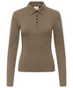 Gestuz Drew LS Polo Top Walnut