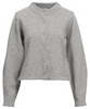 Object Zari LS Knit Cardigan Medium Grey Melange