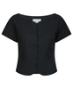Neo Noir Tango Structure Top Dark Navy