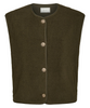 Neo Noir Mariko Teddy Vest Army