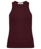 Co'Couture Sahara Embroidery Tank Top Winered