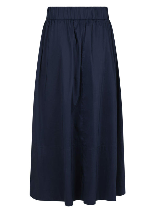 Neo Noir Yara Poplin Nederdel Navy