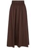 Neo Noir Yara Poplin Nederdel Dark Brown