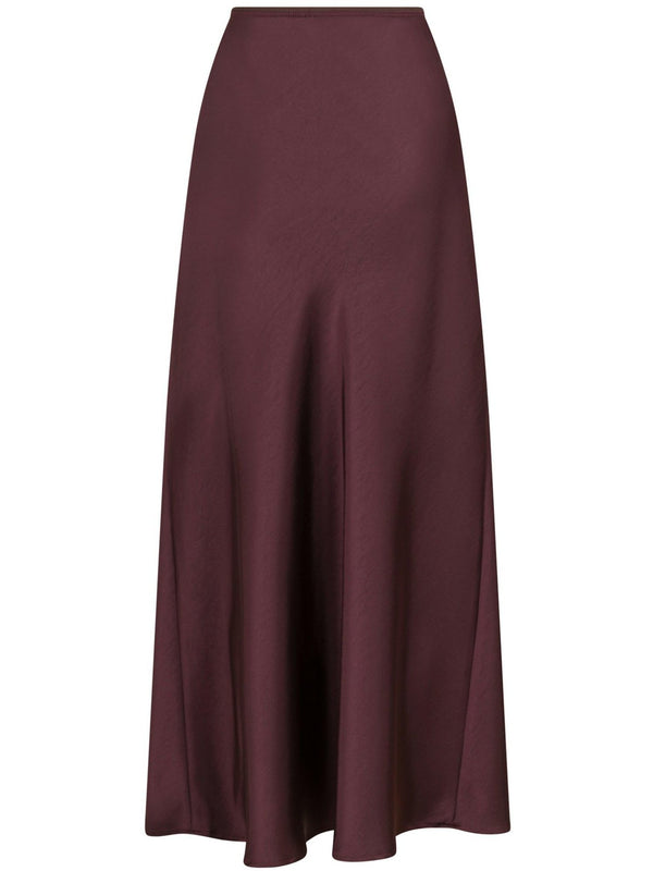 Neo Noir Vicky Heavy Sateen Nederdel Burgundy