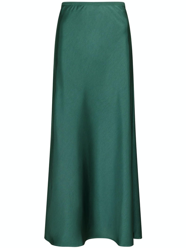 Neo Noir Vicky Heavy Sateen Nederdel Forrest Green