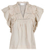 Neo Noir Jayla S Voile Top Sand