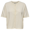 Only Tilda SS O-Neck Cardigan Marshmallow