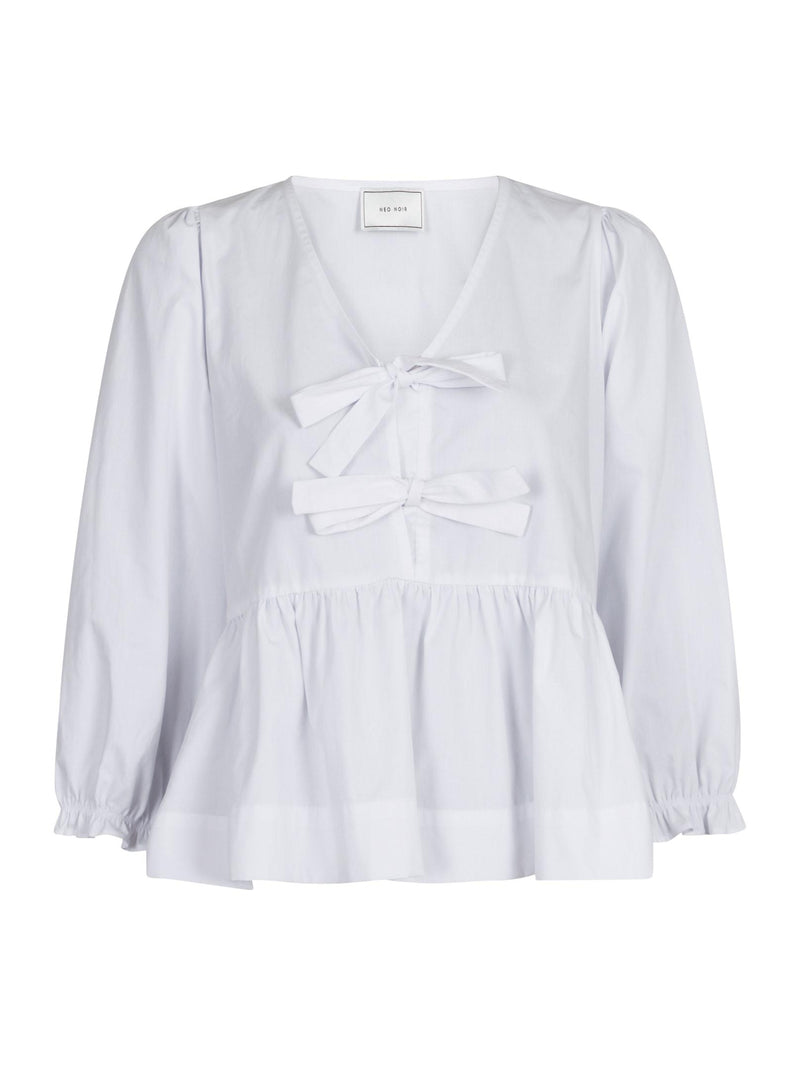 Neo Noir Bella Solid Bluse White