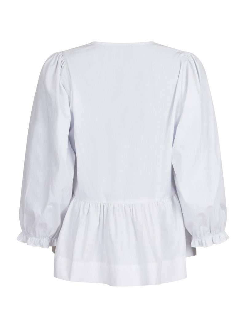 Neo Noir Bella Solid Bluse White