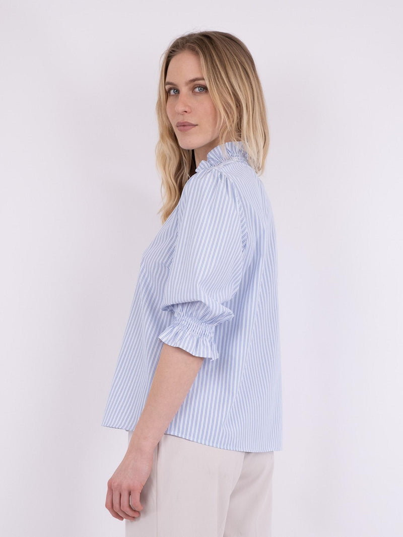 Neo Noir Briony Mix Stripe Bluse Light Bluse