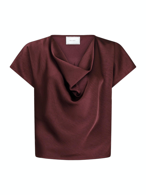 Neo Noir Annabeth Heavy Steen Top Burgundy