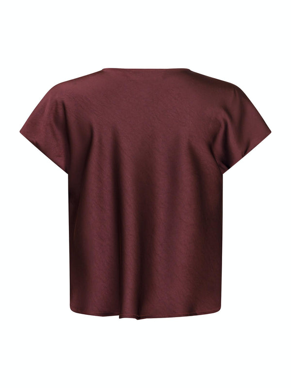 Neo Noir Annabeth Heavy Steen Top Burgundy