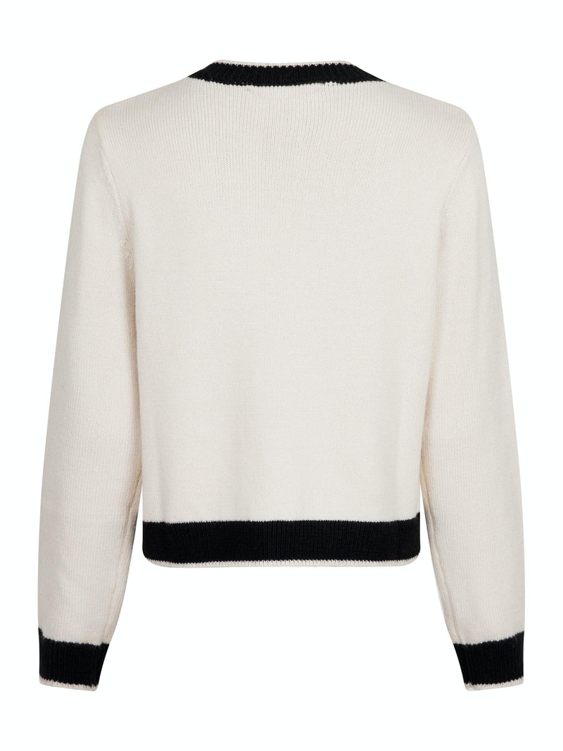 Neo Noir Torina Knit Cardigan Ivory