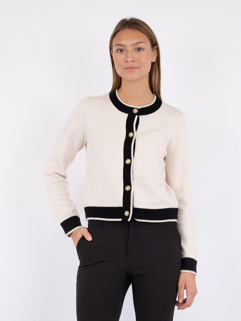 Neo Noir Torina Knit Cardigan Ivory