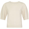 Neo Noir Martha Bow Knit T-shirt Ivory