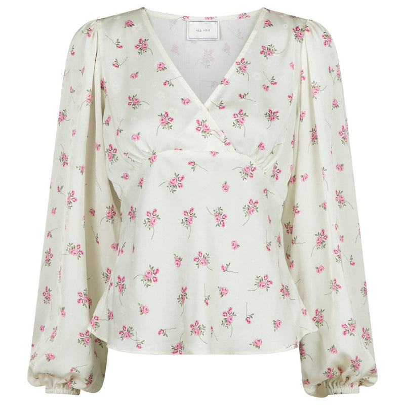 Neo Noir Jane Cute Rose Bluse Off White