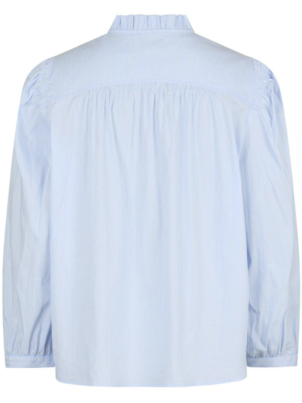 Neo Noir Barba Stripe Bluse Light Blue