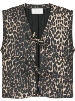 Neo noir Crissa Leo Vest Leopard