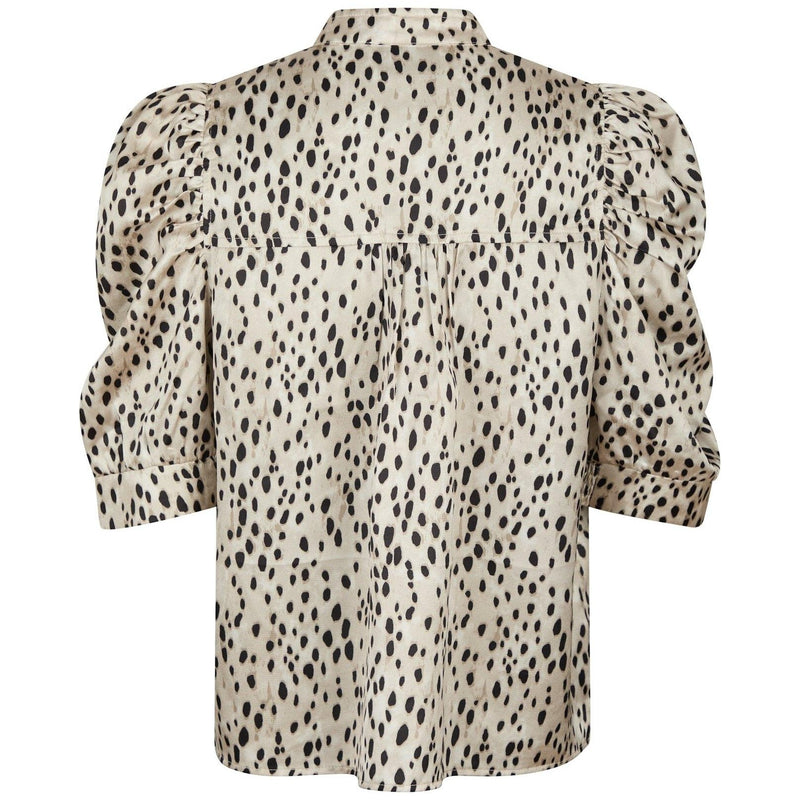 Neo Noir Roella Desert Dot Bluse Ivory