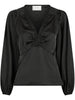 Neo Noir Istana Heavy Sateen Bluse Black