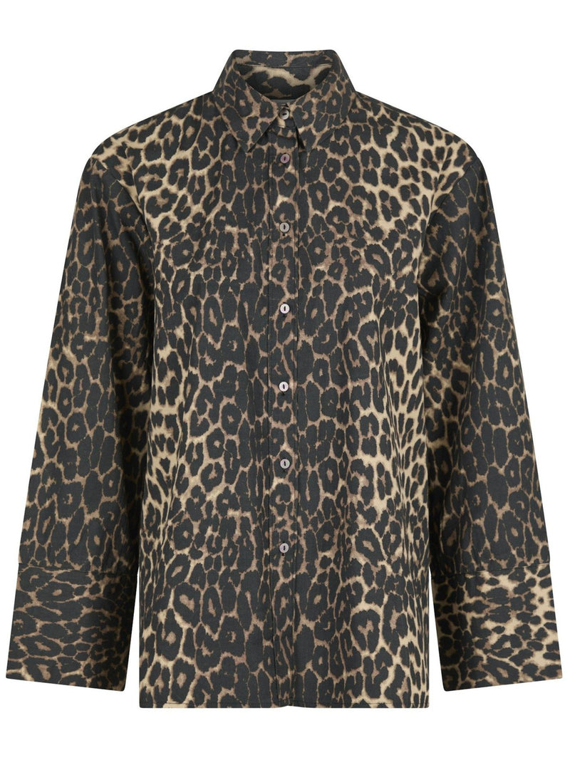 Neo Noir Dita Leo Skjorte Leopard