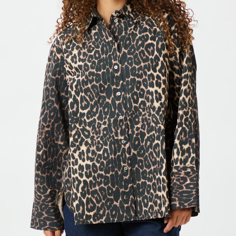 Neo Noir Dita Leo Skjorte Leopard