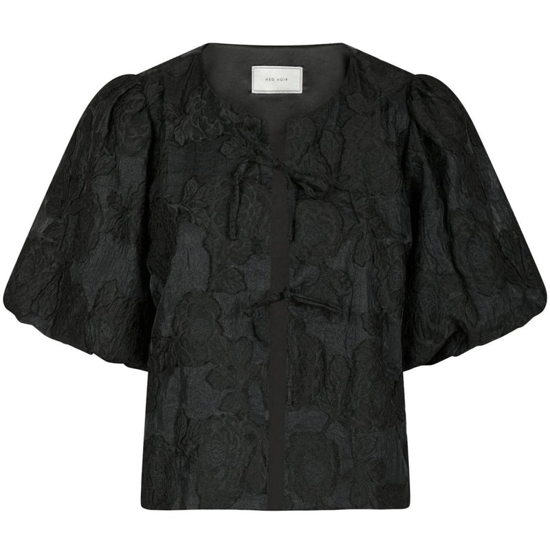 Neo Noir Aska Jacquard Bluse Black