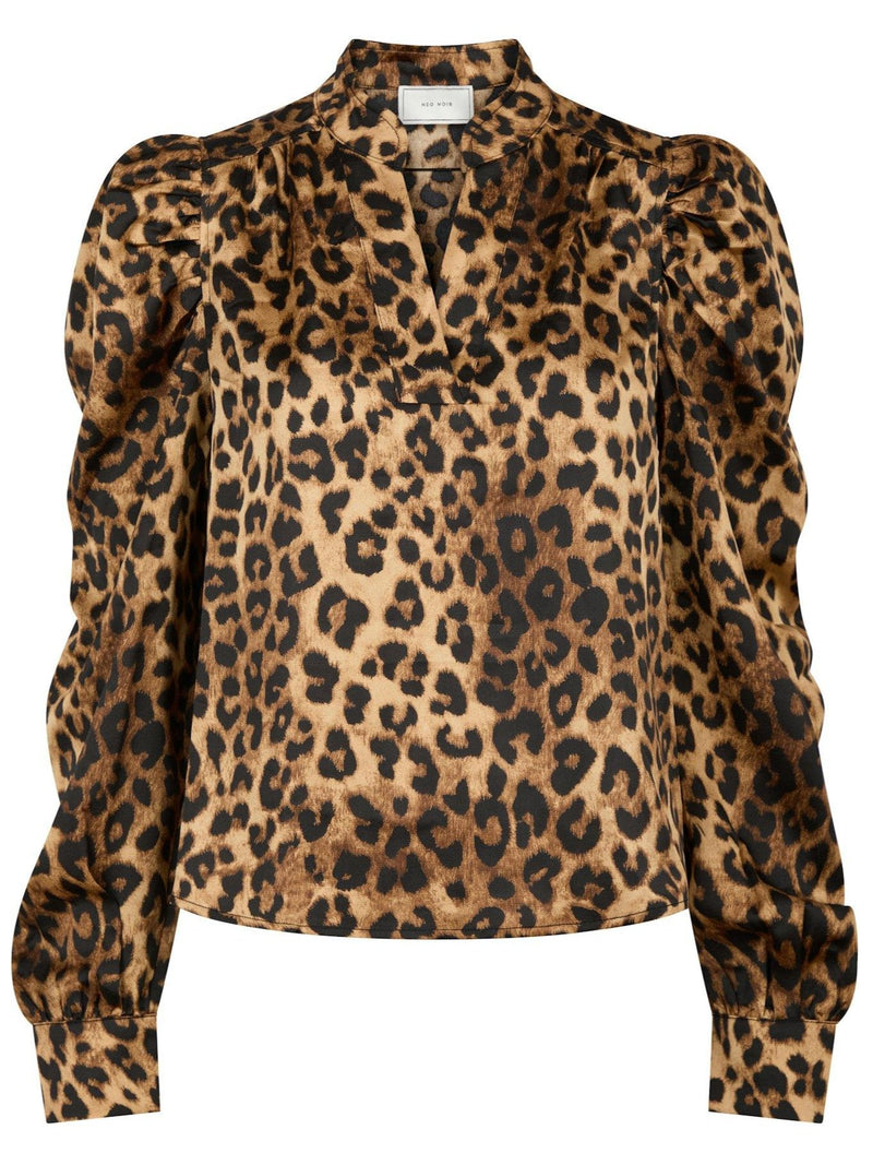 Neo Noir Rosslyn Leo Bluse Leopard