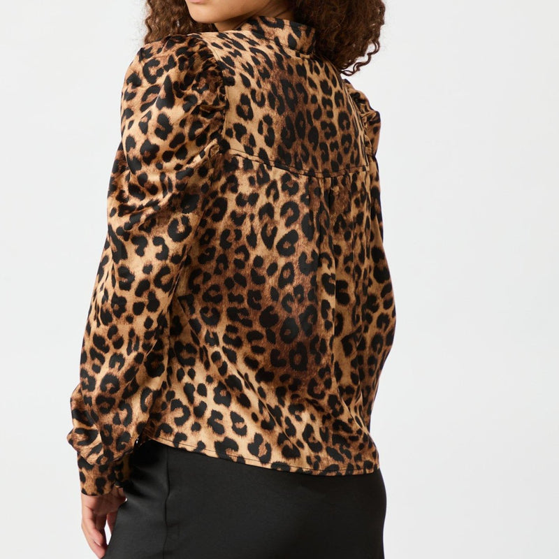 Neo Noir Rosslyn Leo Bluse Leopard